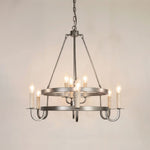 Vintage Voyager Chandelier – Industrial Brass Pendant Light for Modern Interiors