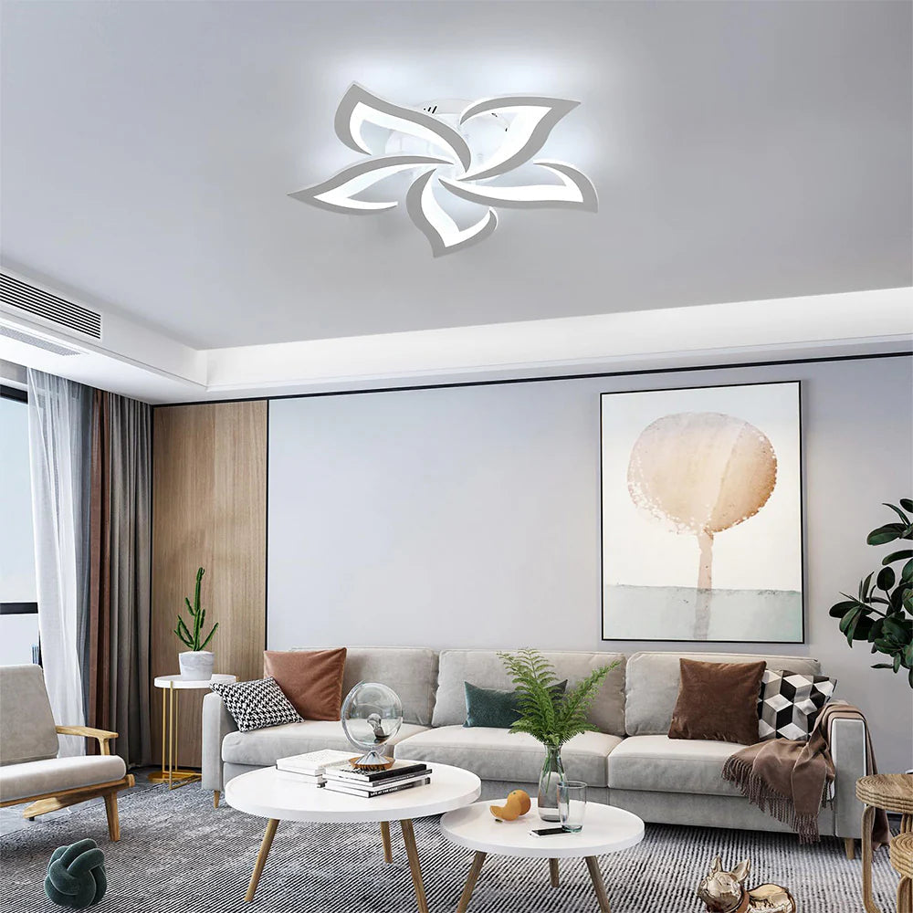 Modern Minimalist Elegant And Warm Led Ceiling Lamp For Living Room