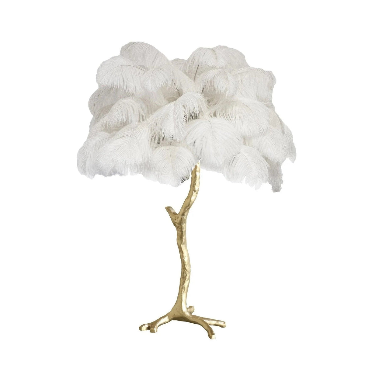 Feathered Elegance Table Lamp