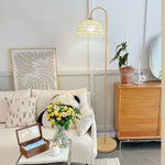 Rattan Bend Floor Lamp