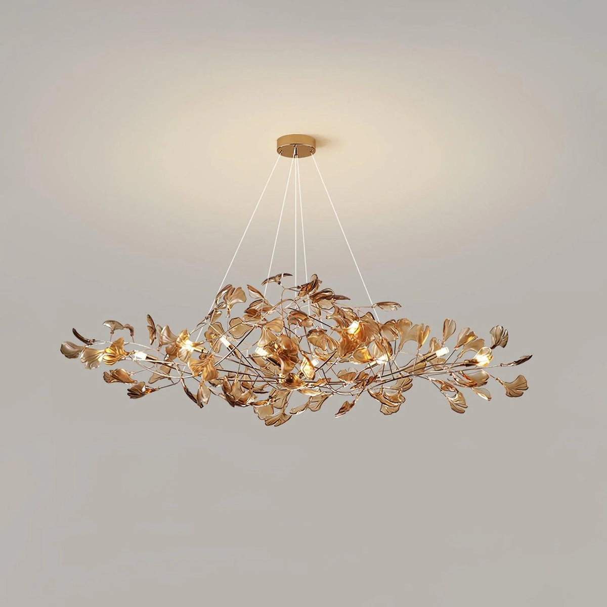 Auraleaf Acrylic Chandelier
