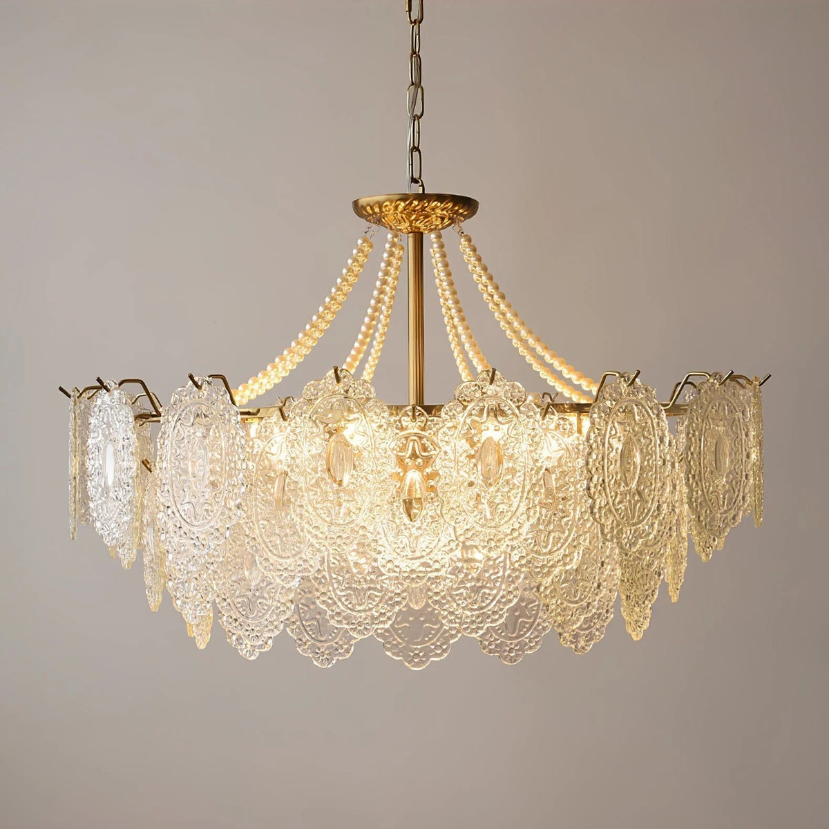 Serenity Glass Chandelier