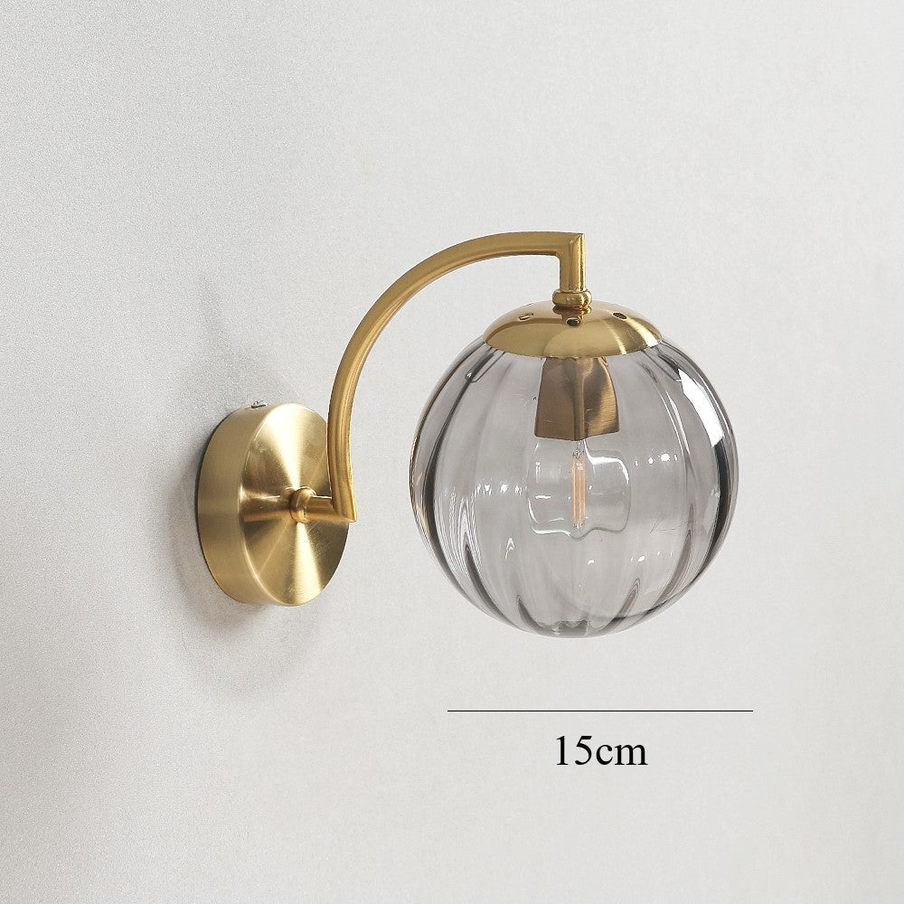Watermelon Glass Wall Lamp Colored Glass Small Wall Lamp