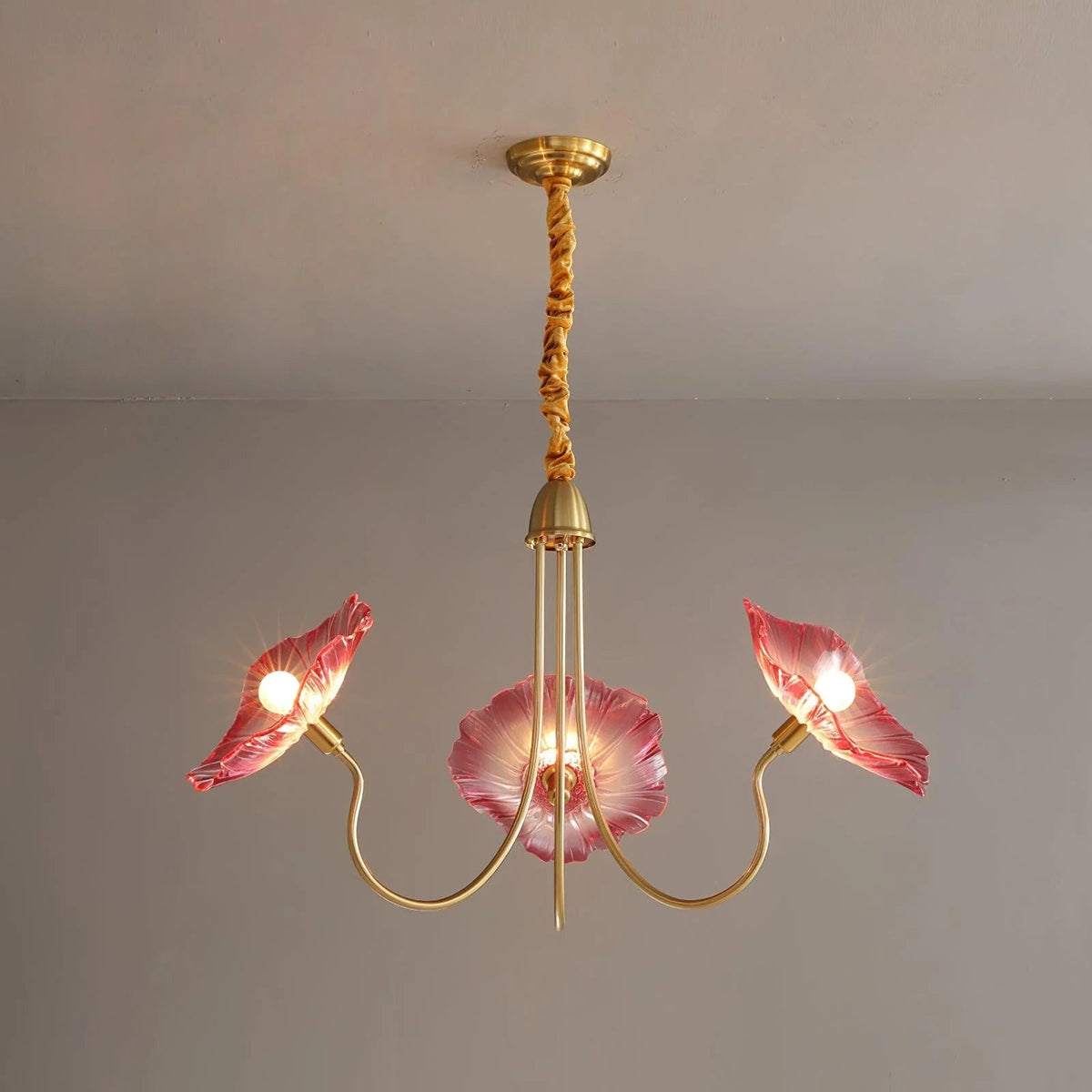Lotus Bloom Illumination Chandelier