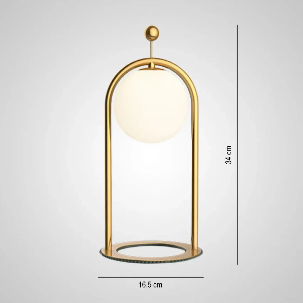A Modern Cream Style Atmosphere Table Lamp With A Touch Of Luxury