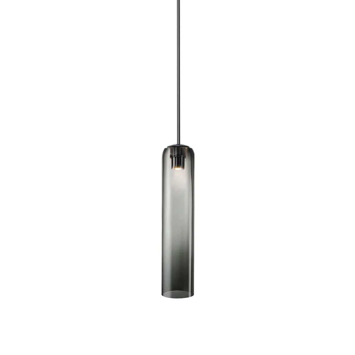 Sleek Tube Glass Pendant Light