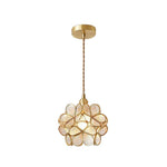 Floral Glass Pendant Light