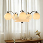 Opaline Art Deco Chandelier 3