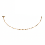 Riviere Glass Chain Chandelier – Modern Linear LED Pendant Light