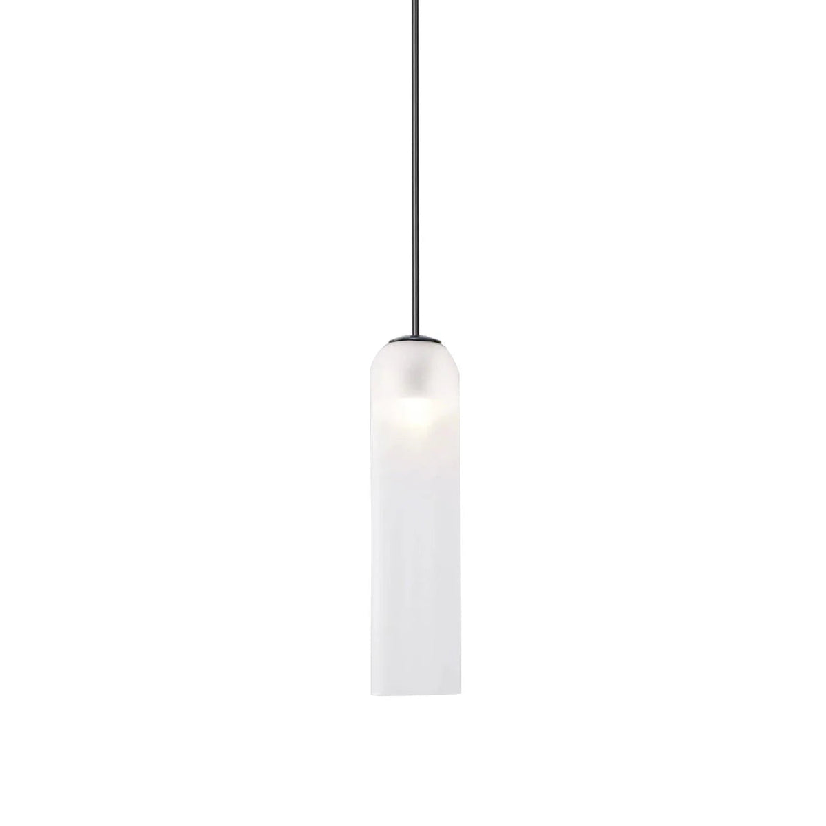 Sleek Tube Glass Pendant Light
