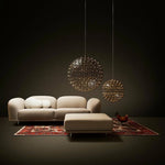 Silver Luster Ball Pendant Light