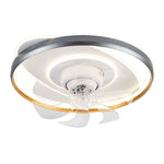 360 Rotatable Led Three Color Light Stepless Dimming Ceiling Fan Lamp With Remote Control