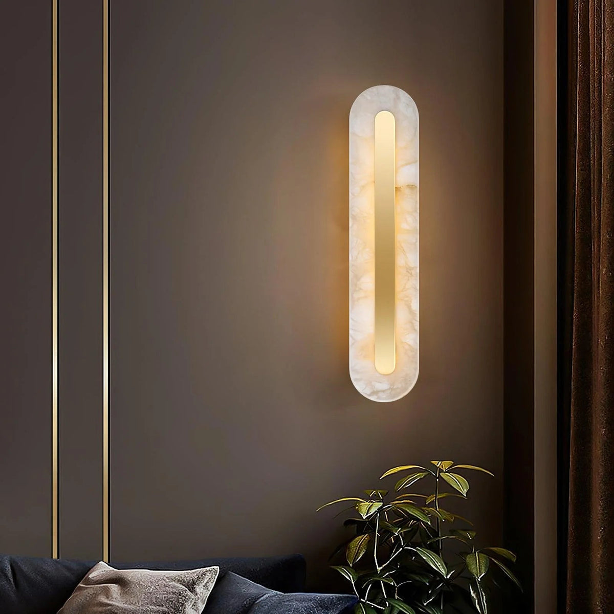Opal Alabaster Wall Light