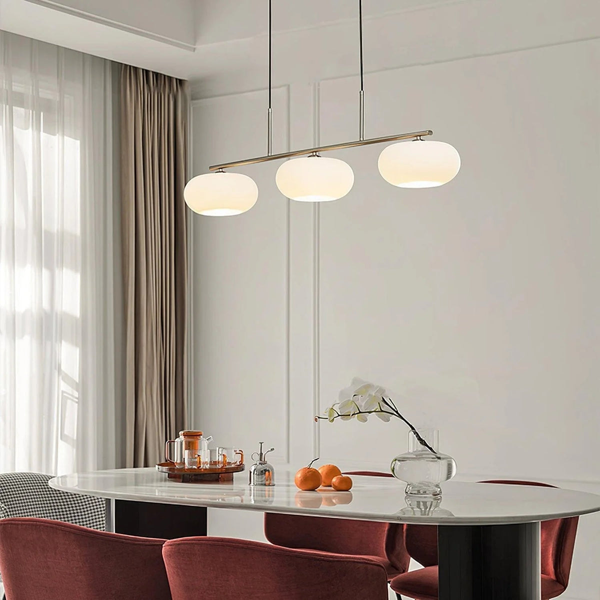 Contemporary Sculptural Pendant Light