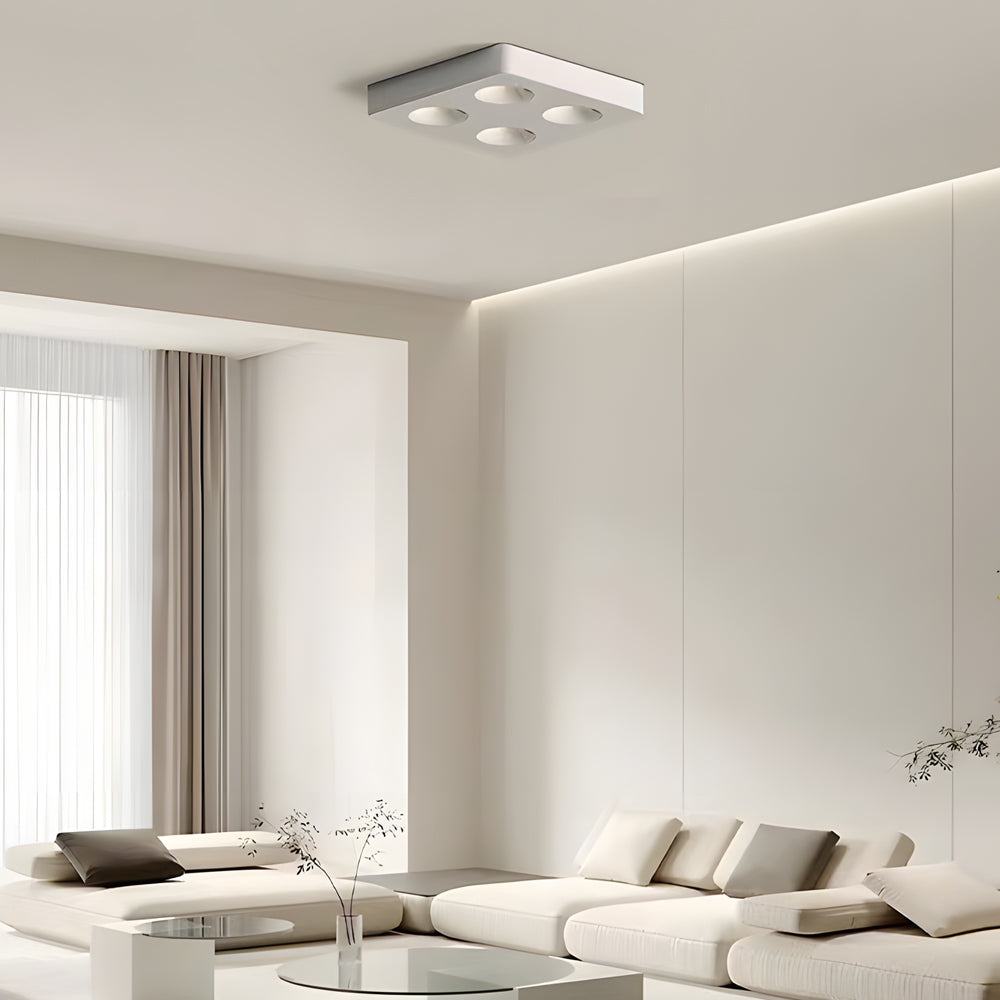 Square Led Anti Glare Flush Mount Ceiling Light