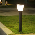 Luma Bollard Outdoor Pathway Light in Black Aluminum