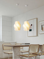 Sculptural 3D Printed Acrylic Pendant Light for Modern Interiors