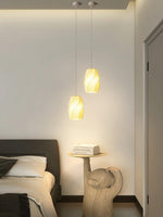 Sculptural 3D Printed Acrylic Pendant Light for Modern Interiors