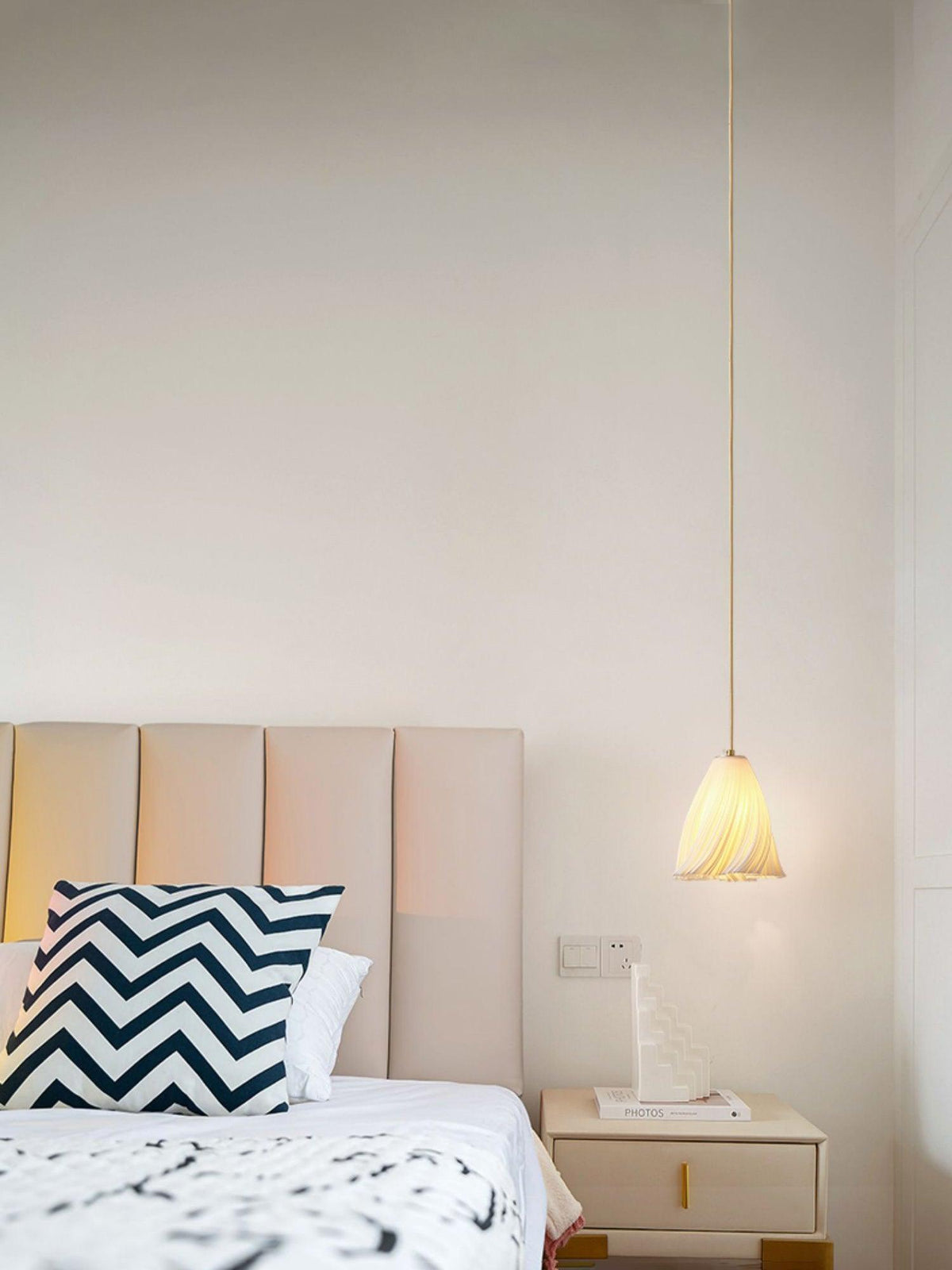 Sculptural 3D Printed Acrylic Pendant Light for Modern Interiors