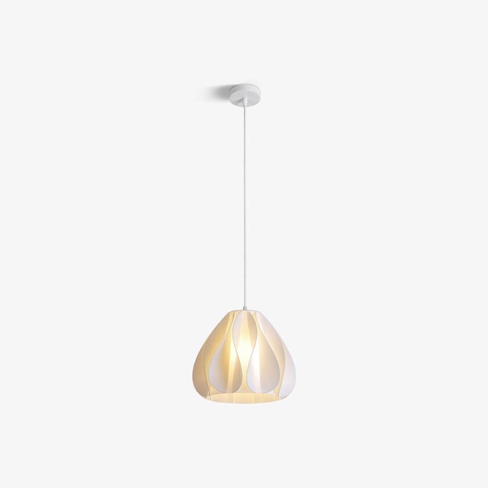 Sculptural 3D Printed Acrylic Pendant Light for Modern Interiors