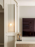 Sculptural 3D Printed Acrylic Pendant Light for Modern Interiors