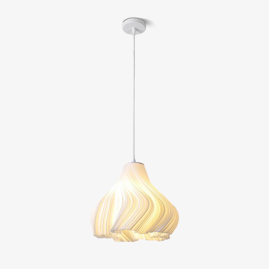 Sculptural 3D Printed Acrylic Pendant Light for Modern Interiors