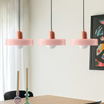 Three Head Bauhaus Style Minimalist Glass Pendant Light