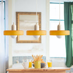 Three Head Bauhaus Style Minimalist Glass Pendant Light