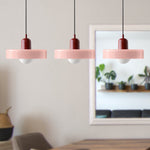 Three Head Bauhaus Style Minimalist Glass Pendant Light
