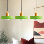 Three Head Bauhaus Style Minimalist Glass Pendant Light