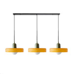 Three Head Bauhaus Style Minimalist Glass Pendant Light