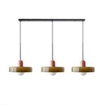 Three Head Bauhaus Style Minimalist Glass Pendant Light