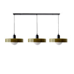Three Head Bauhaus Style Minimalist Glass Pendant Light