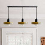 Three Head Bauhaus Style Minimalist Glass Pendant Light