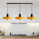 Three Head Bauhaus Style Minimalist Glass Pendant Light