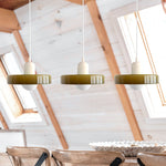 Three Head Bauhaus Style Minimalist Glass Pendant Light