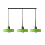 Three Head Bauhaus Style Minimalist Glass Pendant Light