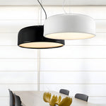 Smithfield Pendant Light Modern Aluminum Hanging Fixture In Black White