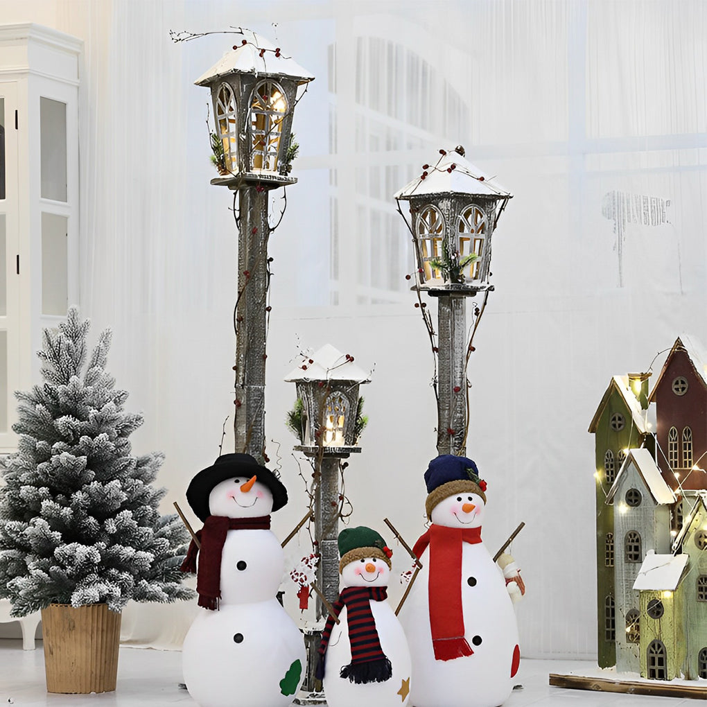 Nordic Wooden House Lantern for Garden and Patio