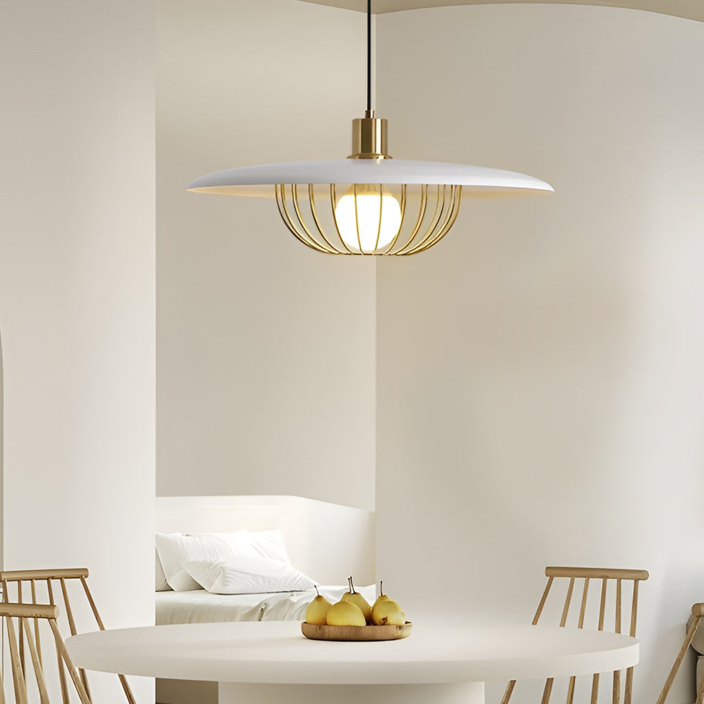 Circular Electroplated Nordic Chandelier