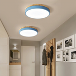 Chic Wood Flush Mount Ceiling Light