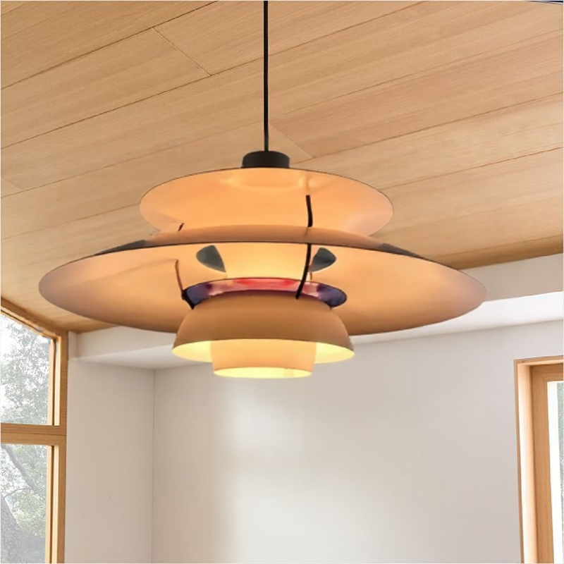 Multilayer Metal Pendant Light