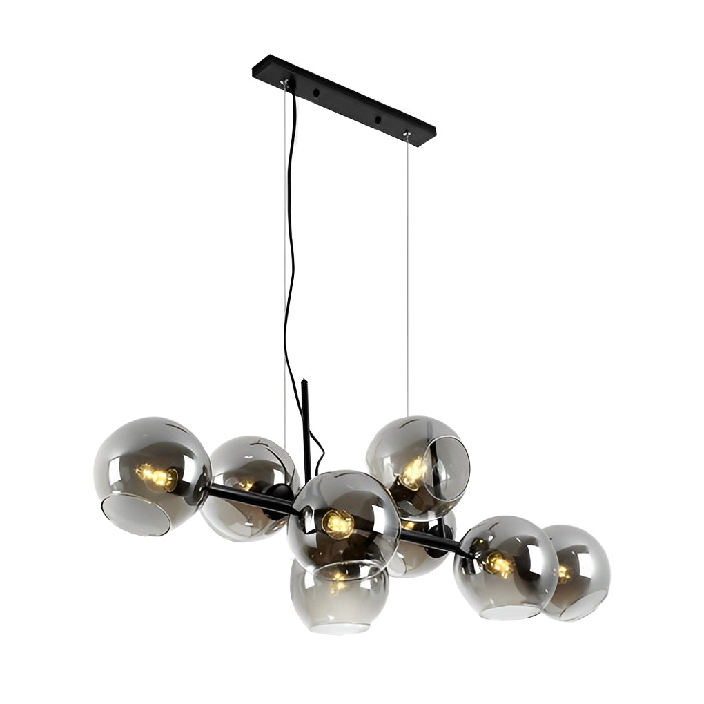 Glass Shade Led Postmodern Chandelier Ha089403