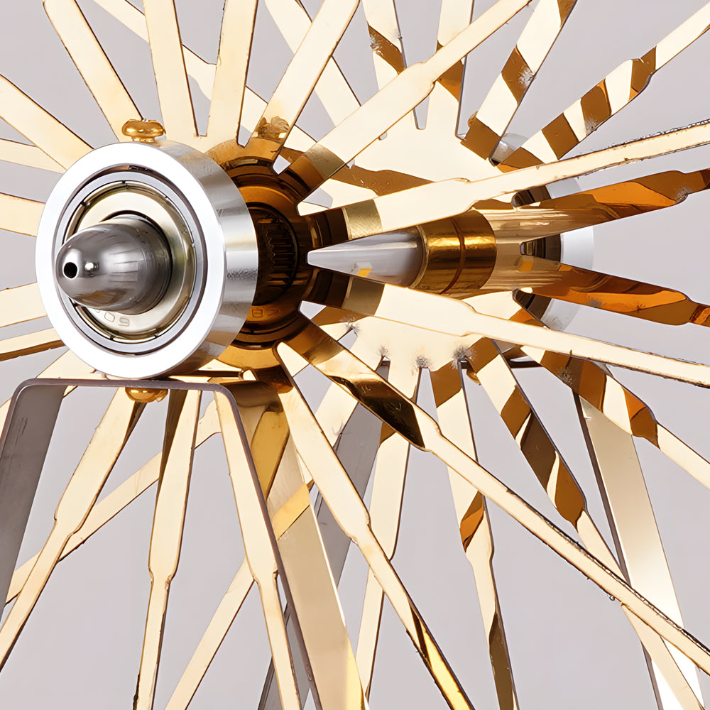 Vintage Ferris Wheel Table Lamp With Integrated Led