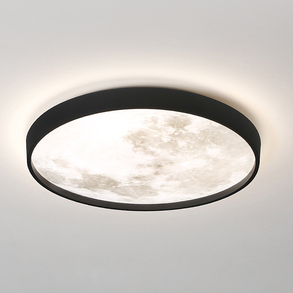 Creative Moon Modern Flush Mount Lighting Li002176