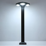 Modern 4-Light Square LED Outdoor Path Lights – Waterproof Landscape Lighting