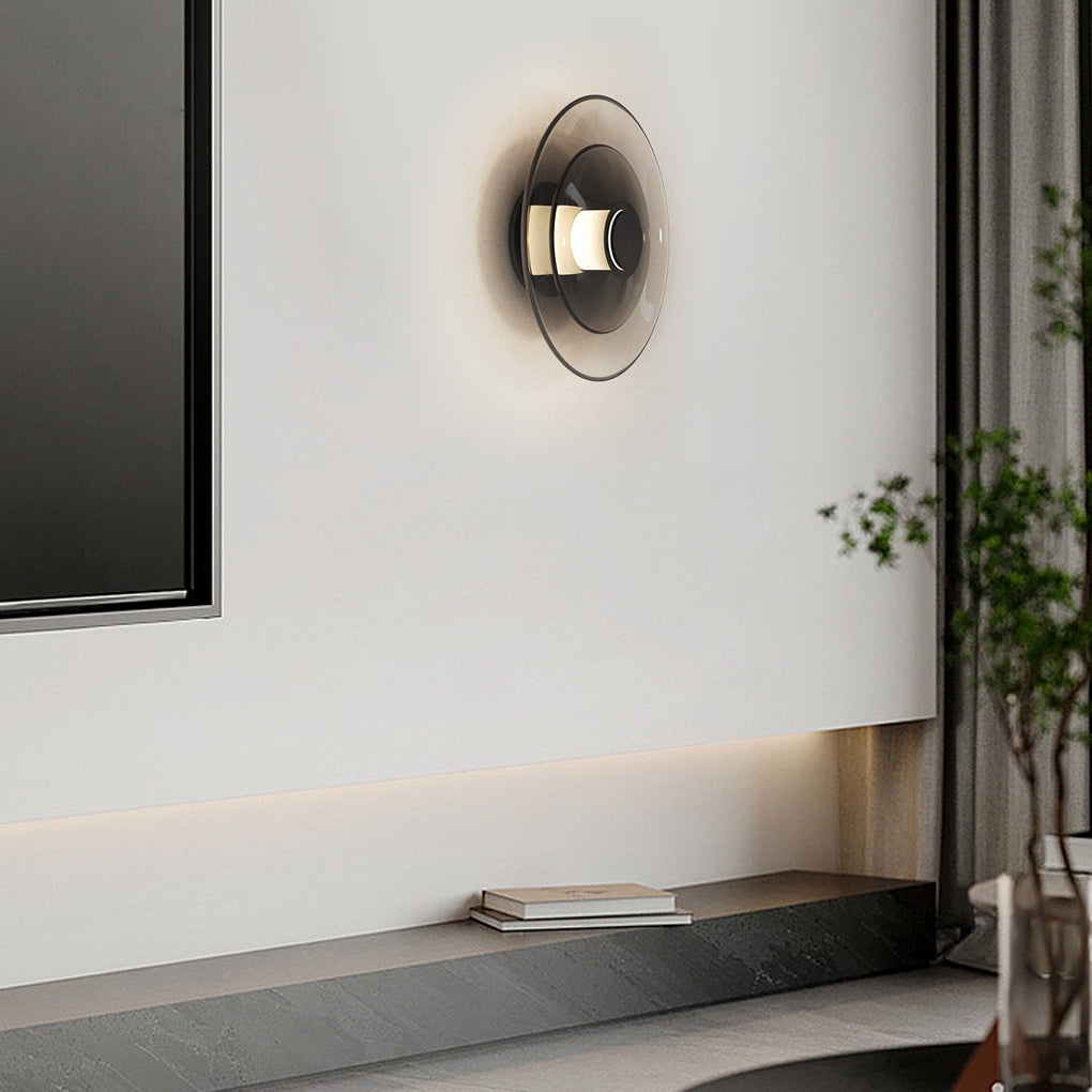 Double Layer Round Nordic Wall Light Ha098900