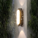 Up And Down Lights Black Modern Outdoor Wall Sconce