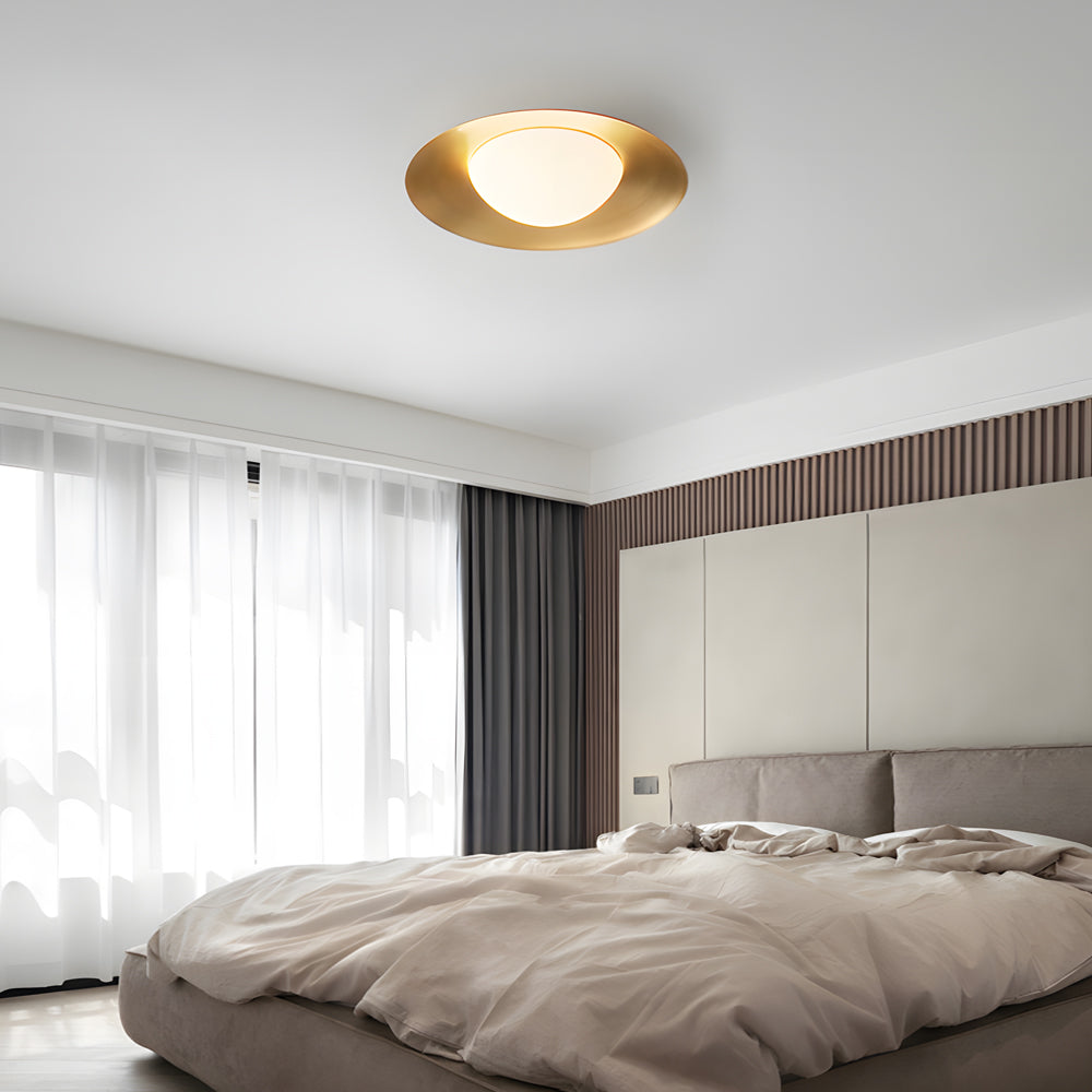 1 Light Round Led Flush Mount Ceiling Light