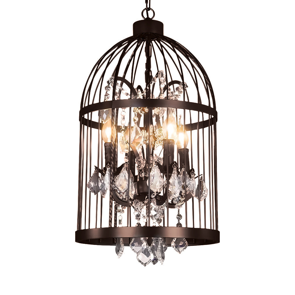 Birdcage Industrial Style Chandelier Ha092164